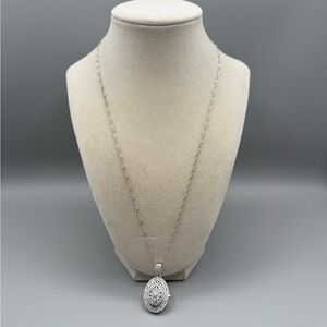 Art deco inspired Diamond locket